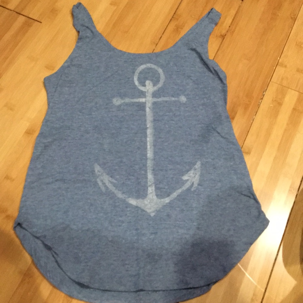 Blue tank top